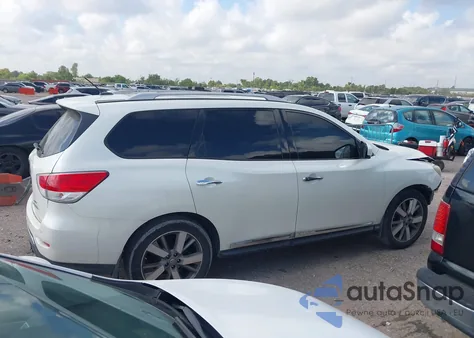 2015 Nissan Pathfinder Platinum из США, поврежденный, VIN 5N1AR2MM9FC701075